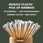 Eco-Friendly Bamboo Cotton Swabs - 500 Count