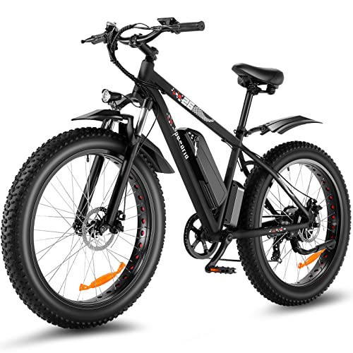 Electric Fat Tire Snow eBike 500W 26