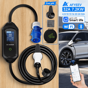 AFYEEV 32A 7.2KW Smart Portable EV Charger