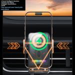 Universal Air Vent Electric Phone Holder with Charger