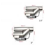 Electric Exhaust Cutout Kit with Remote Control