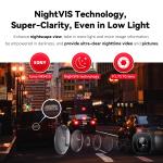 4K Dual Dash Cam with WiFi and GPS