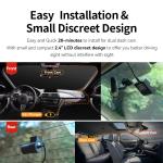 4K Dual Dash Cam with WiFi and GPS