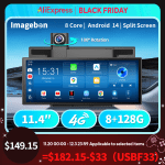 Imagebon M70 4G Android Dashcam with Split Screen