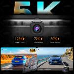 K8 Pro 5K Dash Cam with Touch Screen