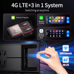 Imagebon M70 4G Android Dashcam with Split Screen