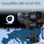 CCS2 to Tesla AC DC Adapter for EVs