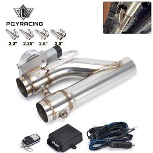 Stainless Steel Electric Exhaust Cutout with Remote