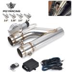 Stainless Steel Electric Exhaust Cutout with Remote
