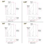 Stainless Steel Electric Exhaust Cutout with Remote
