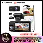 Redtiger F17 4K Dash Cam with GPS and Wifi