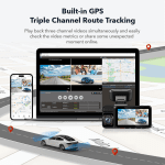 REDTIGER 4K Triple Channel Car Dash Camera