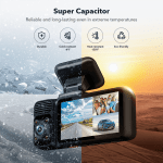 REDTIGER 4K Triple Channel Car Dash Camera