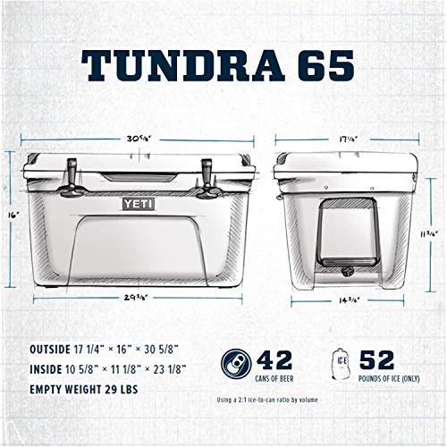 YETI Tundra 65 White Cooler