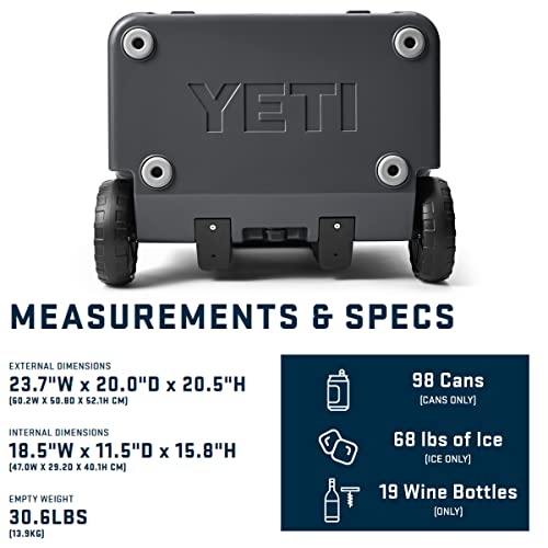 YETI Roadie 60 Charcoal Wheeled Cooler