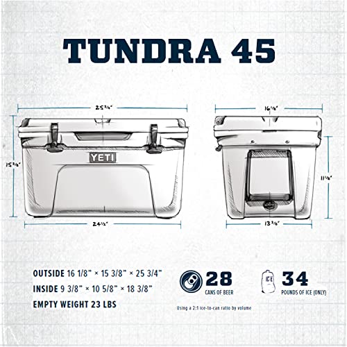 YETI Tundra 45 White Cooler