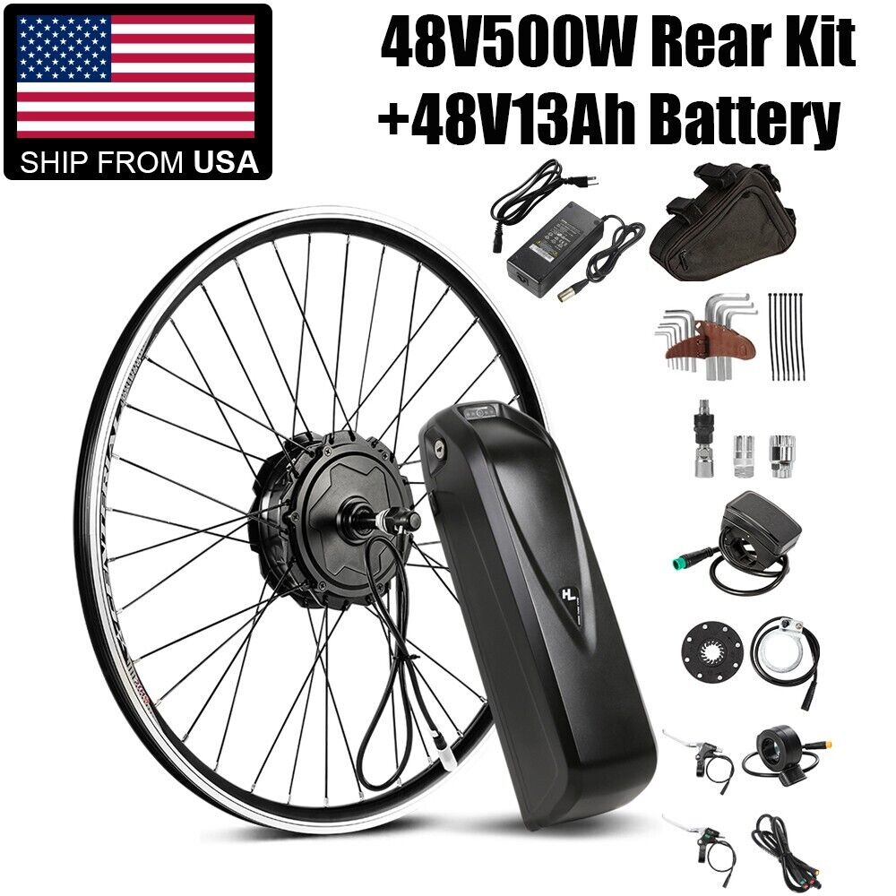 26" 48V 500W Electric Bike Conversion Kit
