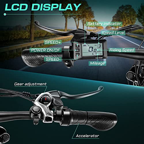 Vivi F26F Electric Bike 500W 26" x 4.0 Fat Tire