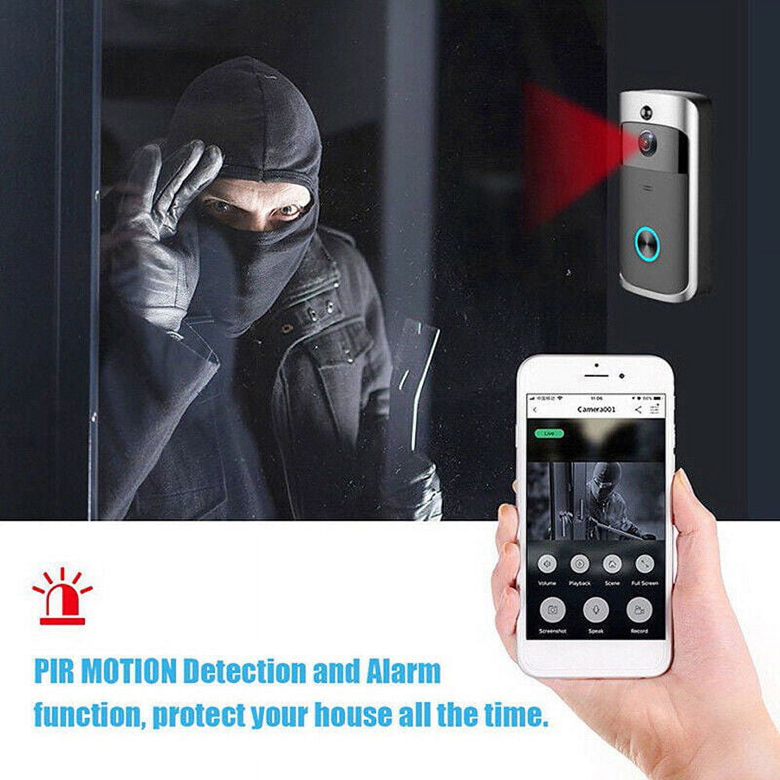 WiFi Doorbell Camera Ring Intercom Security Bell