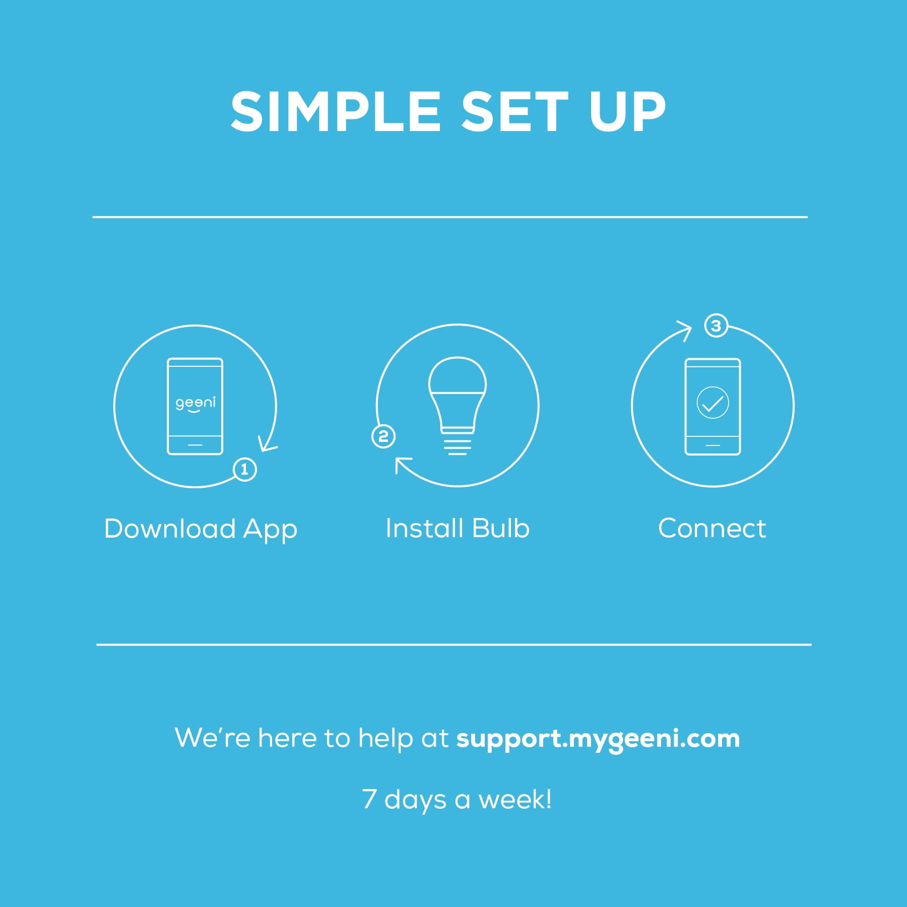 Smart Color Light Bulb with Wi-Fi