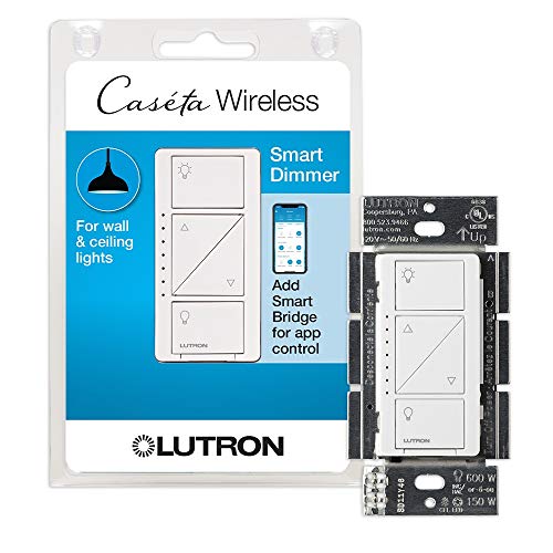 Lutron Caséta Wireless Smart Dimmer Switch - White