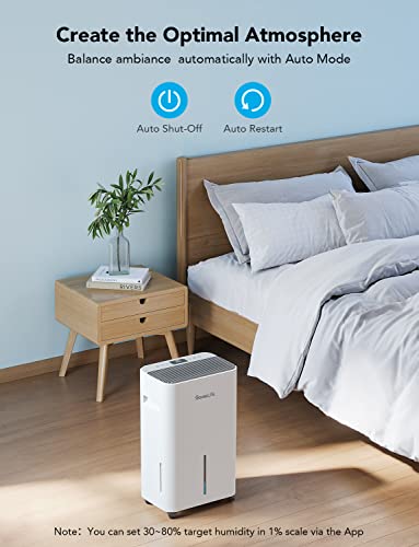 Upgraded Smart Dehumidifier with WIFI & Remote Control