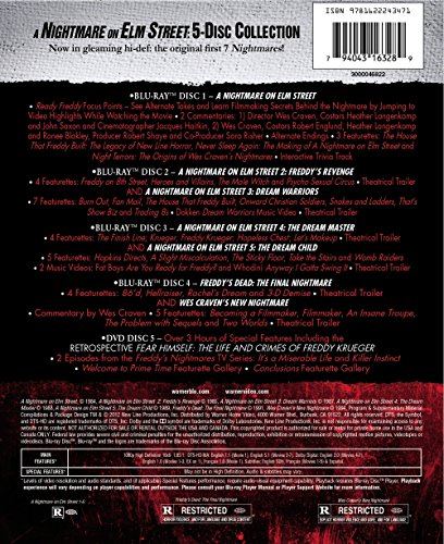 A Nightmare on Elm Street Collection (All 7 Original Nightmare Films + Bonus Disc) [Blu-ray] by WarnerBrothers