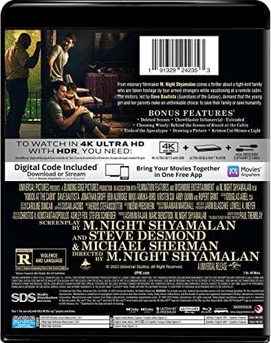 Cabin Knock: 4K UHD Blu-ray + Digital