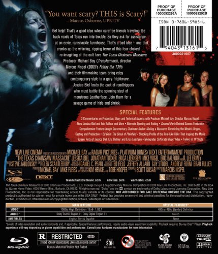 Texas Chainsaw Massacre (2003) on Blu-ray