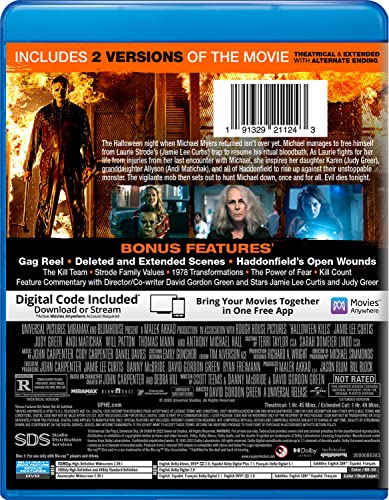 Halloween Kills - Extended Cut Blu-ray + DVD + Digital from Universal Pictures Home Entertainment