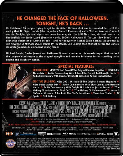 HALLOWEEN 4 - The Return of Michael Myers: Collector's Edition [4K UHD] from SHOUT! FACTORY
