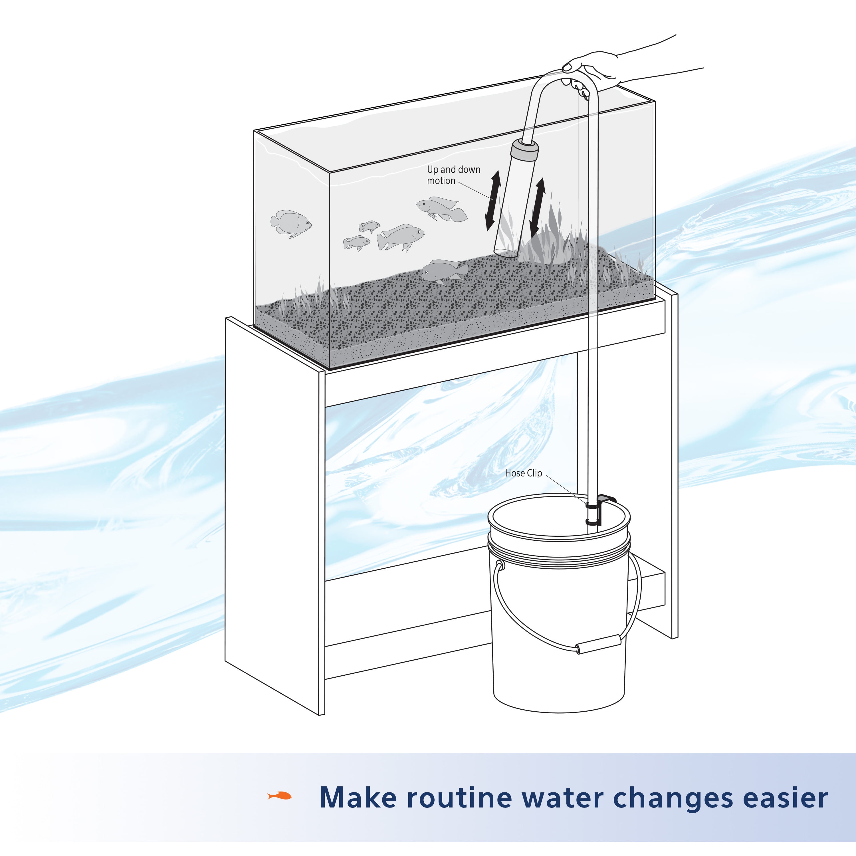 Aqueon Aquarium Gravel Cleaner - Siphon Vacuum