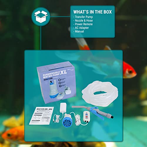 TERA PUMP Electric Aquarium Gravel Cleaner Vacuum