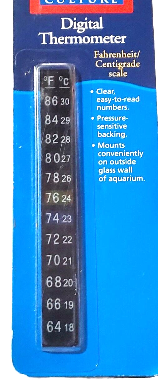 Digital Aquarium Thermometer Stick-On STA13 F°/C°