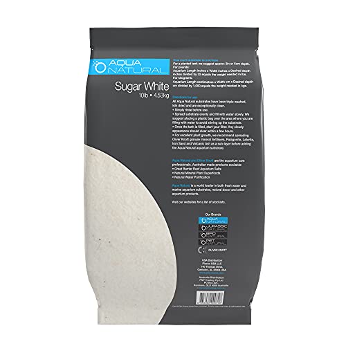 White Sand Substrate for Aquascaping & Aquariums