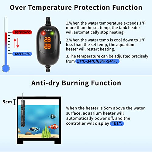 Aquarium Heater with Over-Temperature Protection
