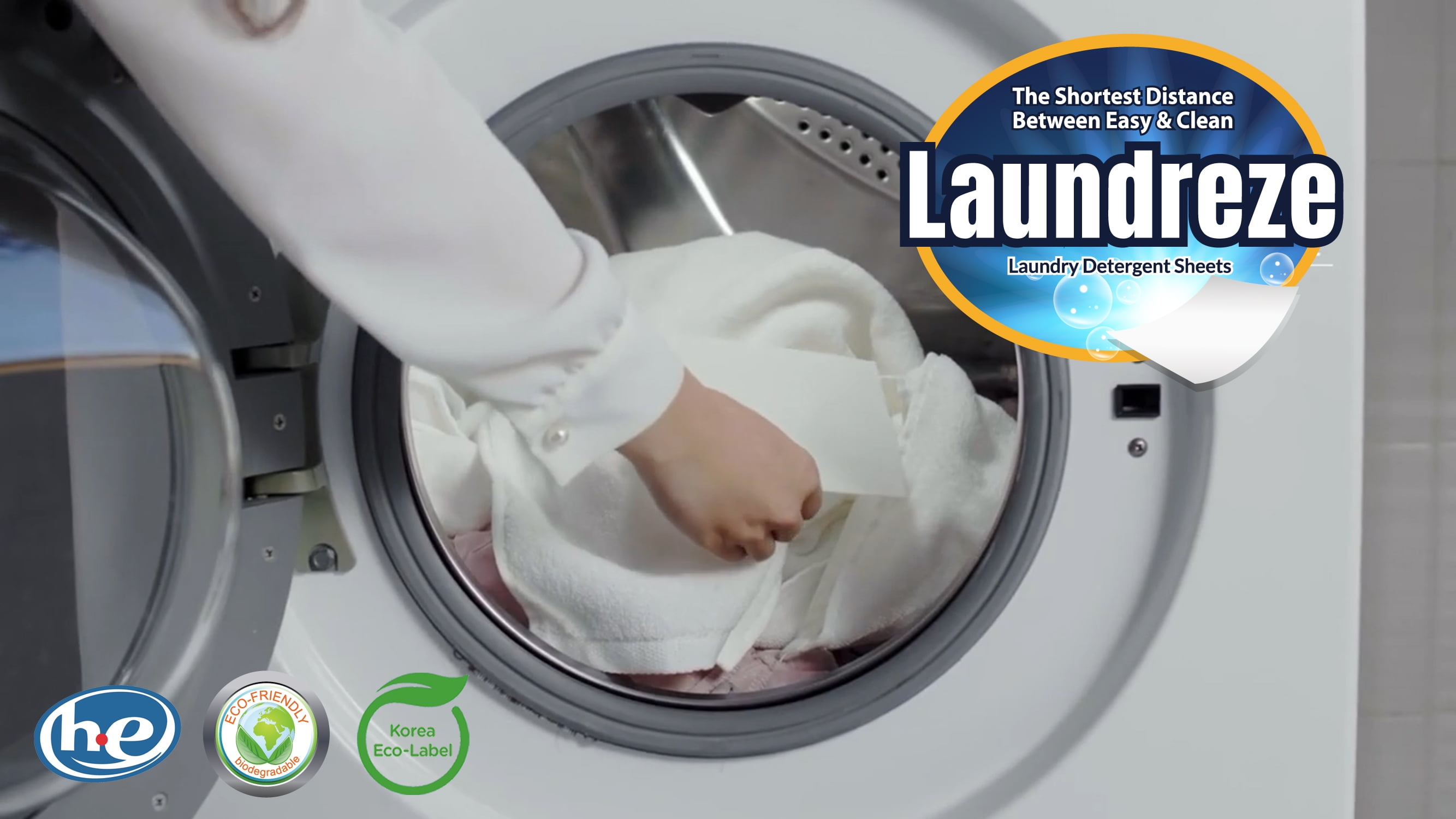 Laundreze Eco-Friendly Laundry Detergent Sheets, 20 Count