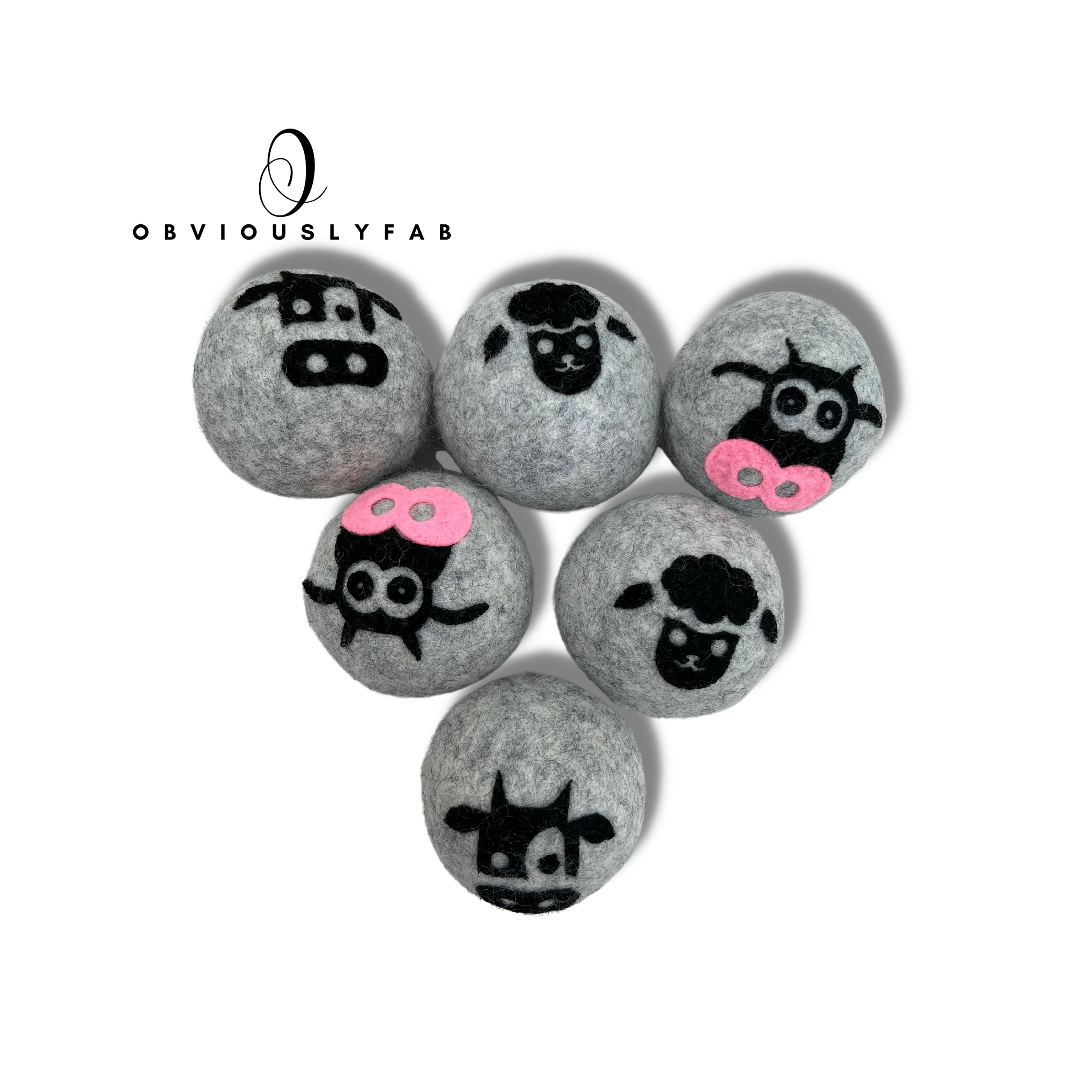 Smart Sheep Extra Large Eco-Friendly Wool Dryer Balls 6-Pack