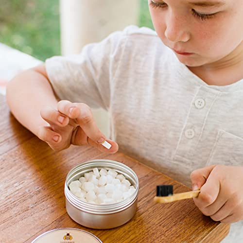 SUPERBEE Eco-Friendly Toothpaste Tablets, Spearmint Flavor