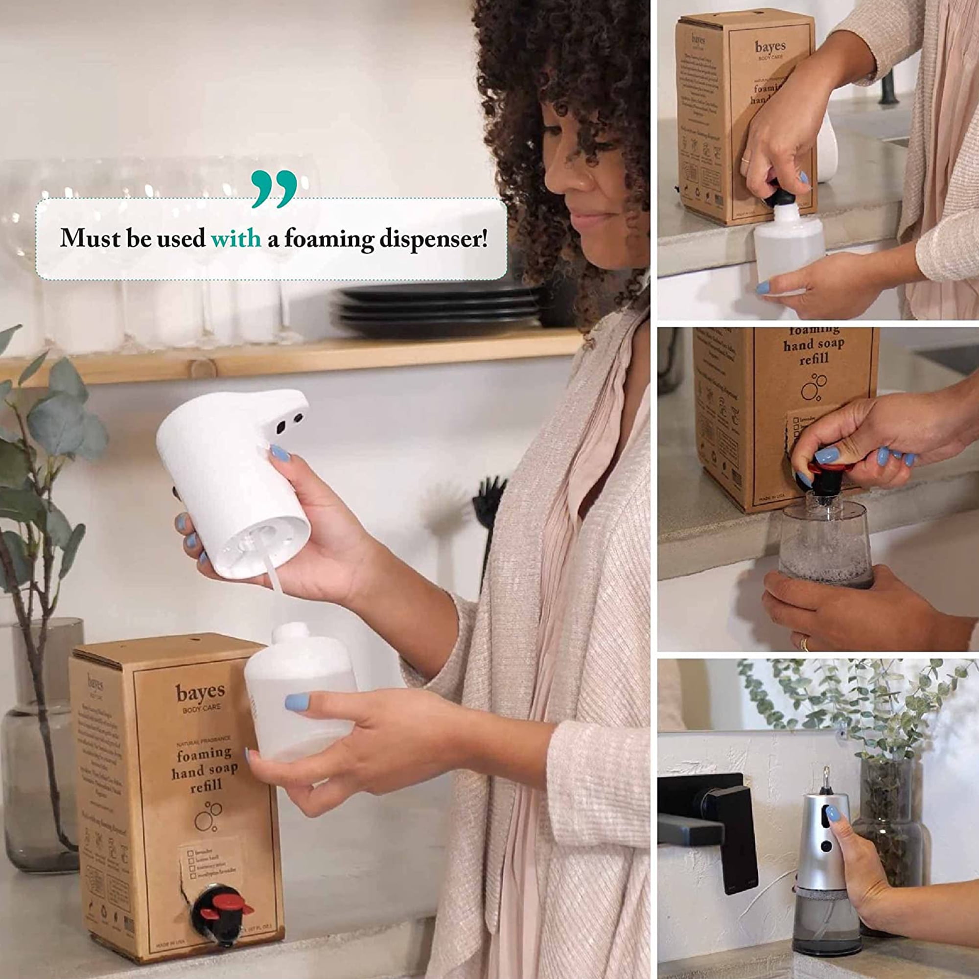 Eco-Friendly Rosemary Mint Hand Soap Refill (67 oz)