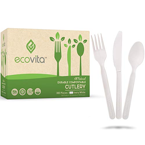 Ecovita's 380 Large Compostable Utensil Set