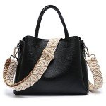 Puccini Adjustable Canvas Shoulder Strap with Gold Buckle