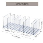 Puccini Set of 2 Adjustable Shelf Organizers