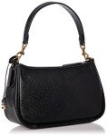 Puccini Cary Soft Leather Shoulder Bag, Black