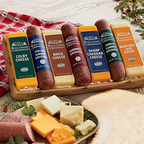 Wisconsin Cheeseman Cheese and Sausage Combo - Assorted Varieties