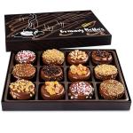 Valentine's Chocolate Dipped Cookie Gift Basket