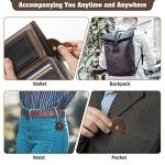 Long Distance Relationship Leather Keychain Keepsake