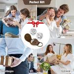 Long Distance Relationship Leather Keychain Keepsake