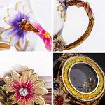 Colorful Enamel Flower Coffee Mug Gift Set