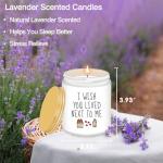 Funny Lavender Candles Gift Basket for Her
